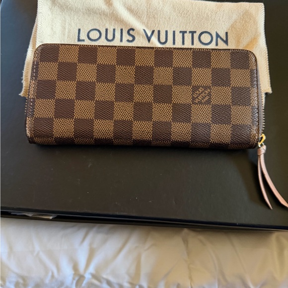 Louis Vuitton Damier Ebene Wallet with Wrist Strap - Picture 1 of 14